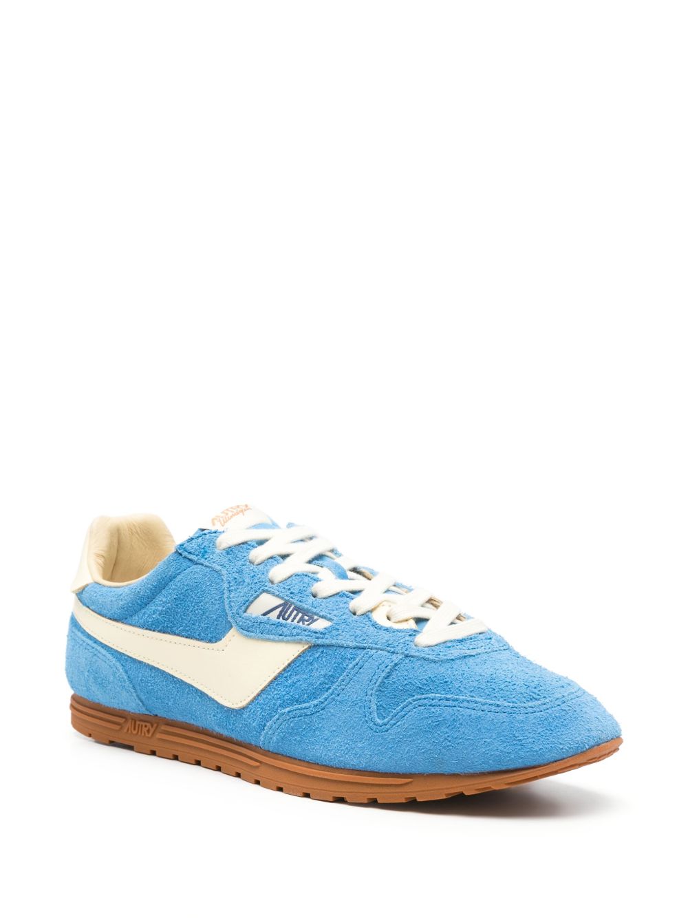 Autry Windspin Pacific Blue Suede & Leather Sneakers Sneakers Autry