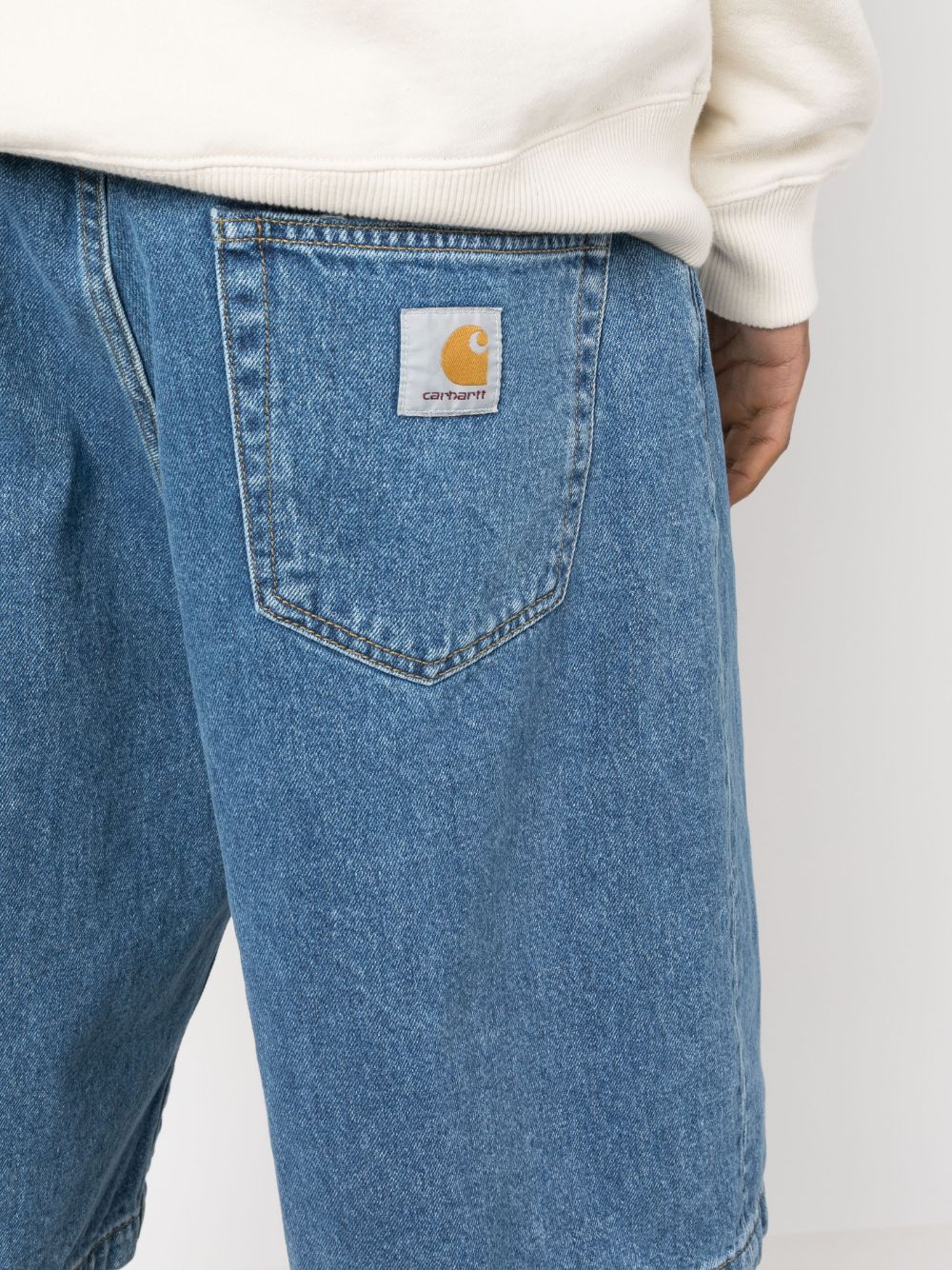 Carhartt WIP Simple Short Denim Blue Stone Washed Short trousers Carhartt Wip Main