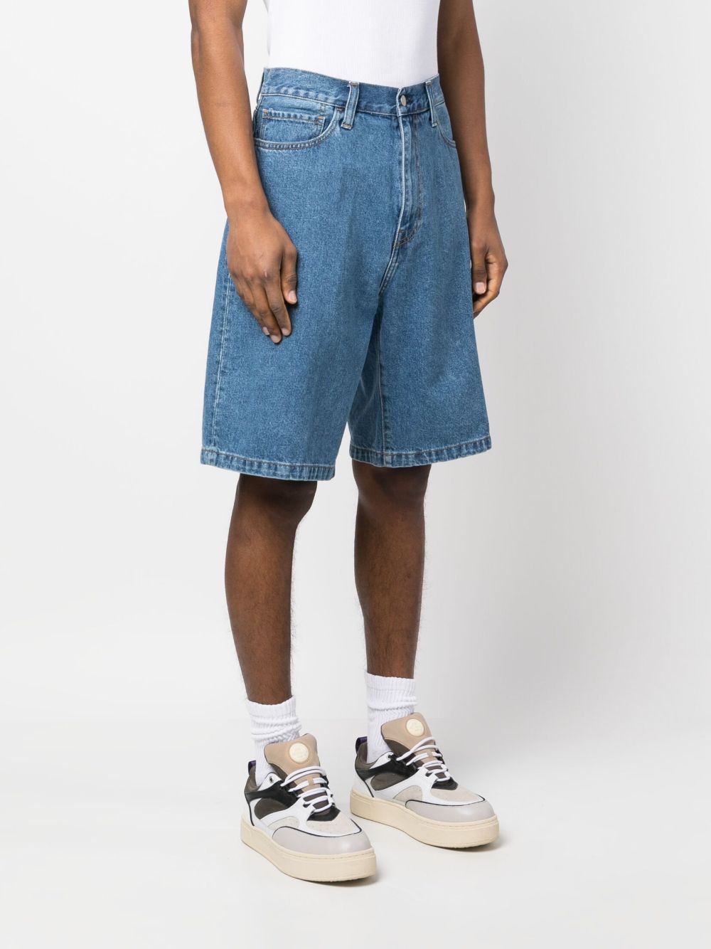 Carhartt WIP Simple Short Denim Blue Stone Washed-thumbmail-3