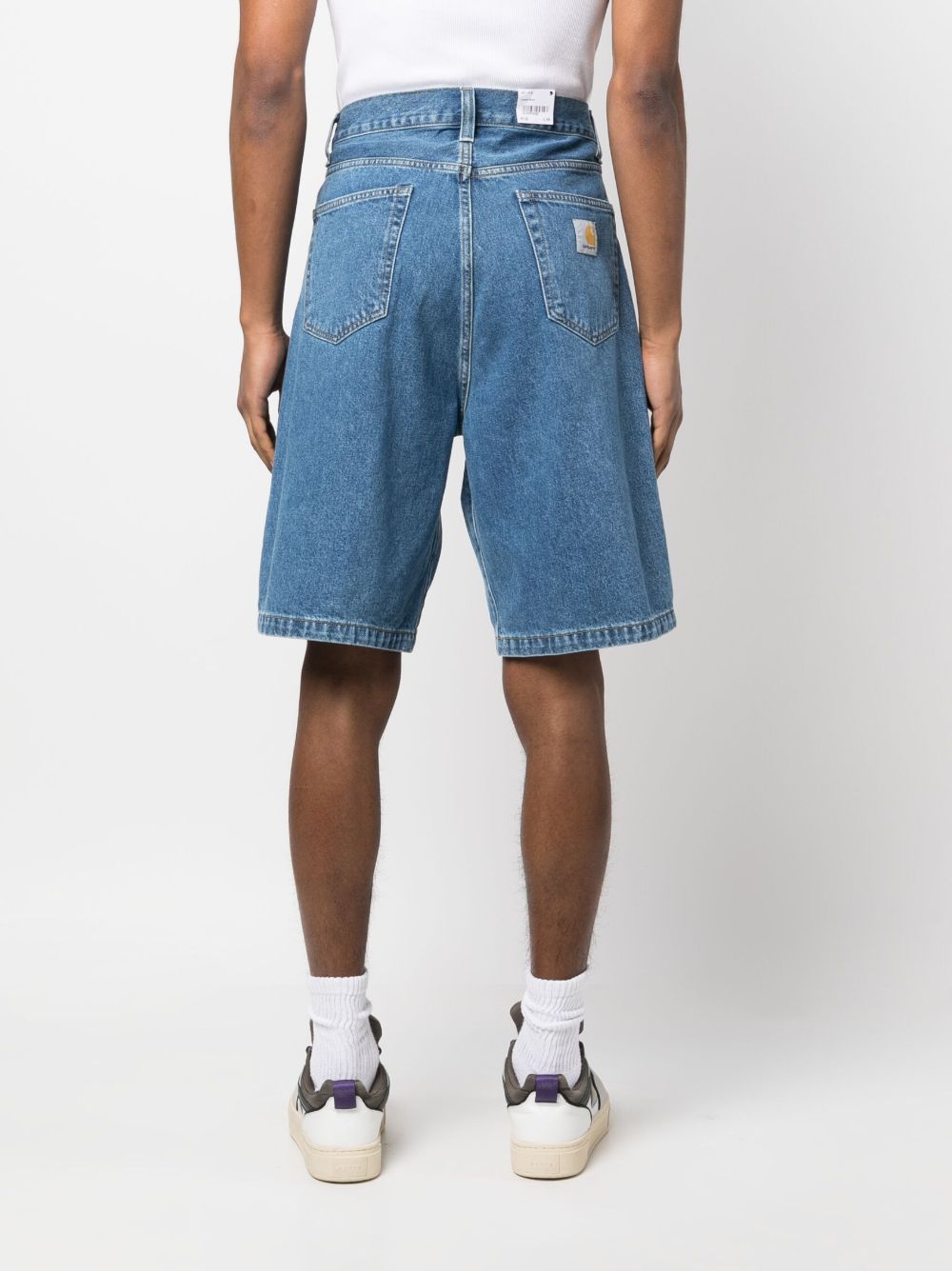 Carhartt WIP Simple Short Denim Blue Stone Washed Short trousers Carhartt Wip Main