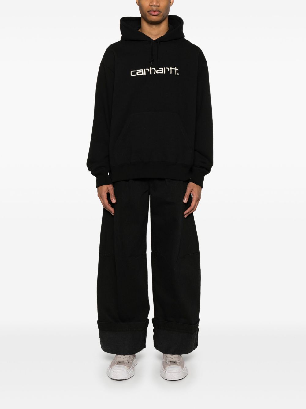 Junya Watanabe MAN x Carhartt WIP Hoodie Black-thumbmail-5