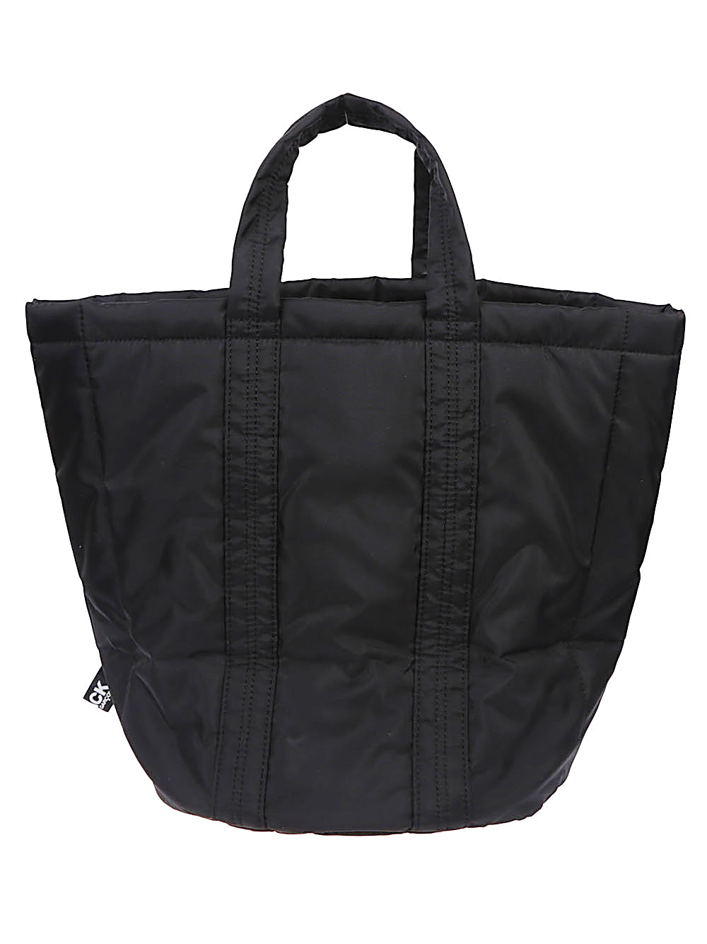 Comme Des Garcons panelled tote bag