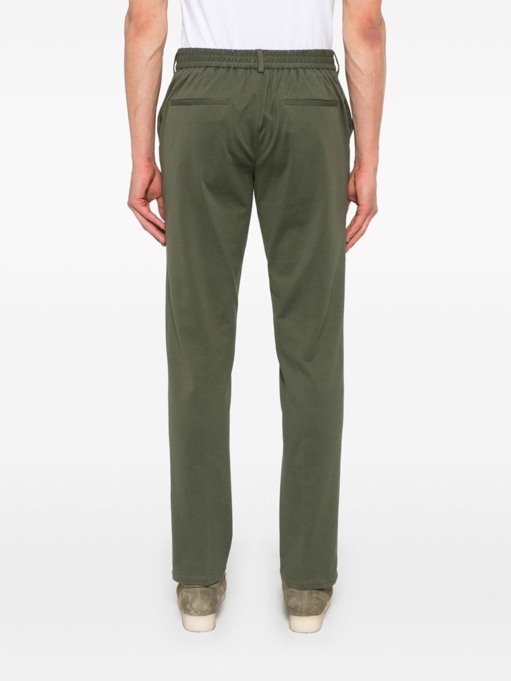 Circolo 1901 Trousers with Drawstring Waist Dark Green Trousers Circolo 1901