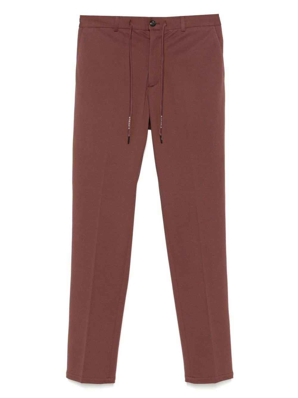 Circolo 1901 Premium Tailored Jersey Broek Bruin Broeken Circolo 1901