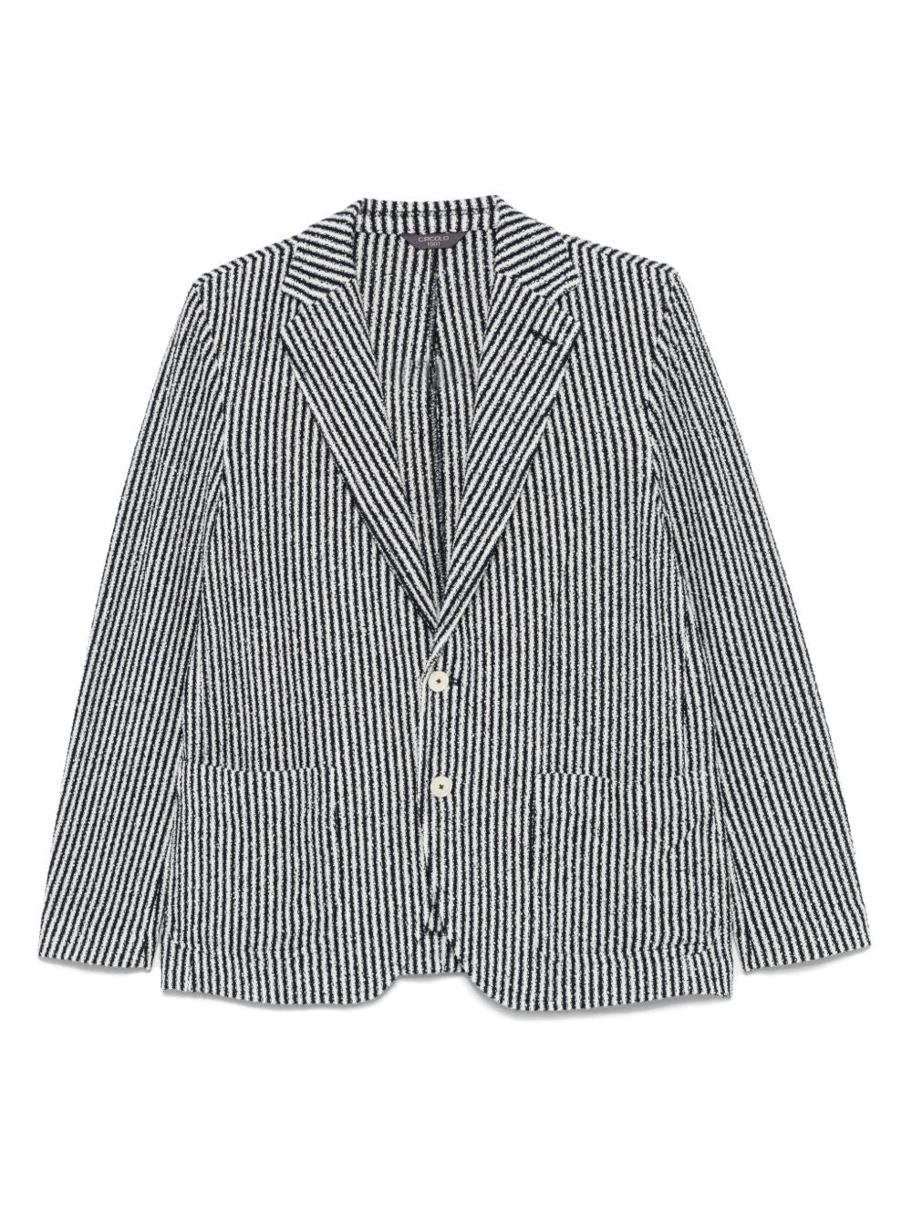 Circolo 1901 Thin Striped Oxford Blazer Blue Jackets Circolo 1901