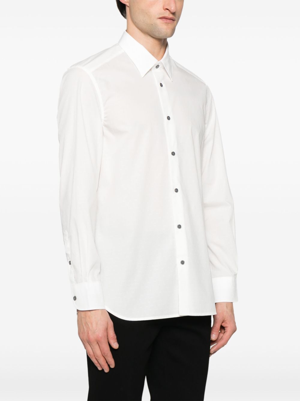 Emporio Armani Shirts White-4