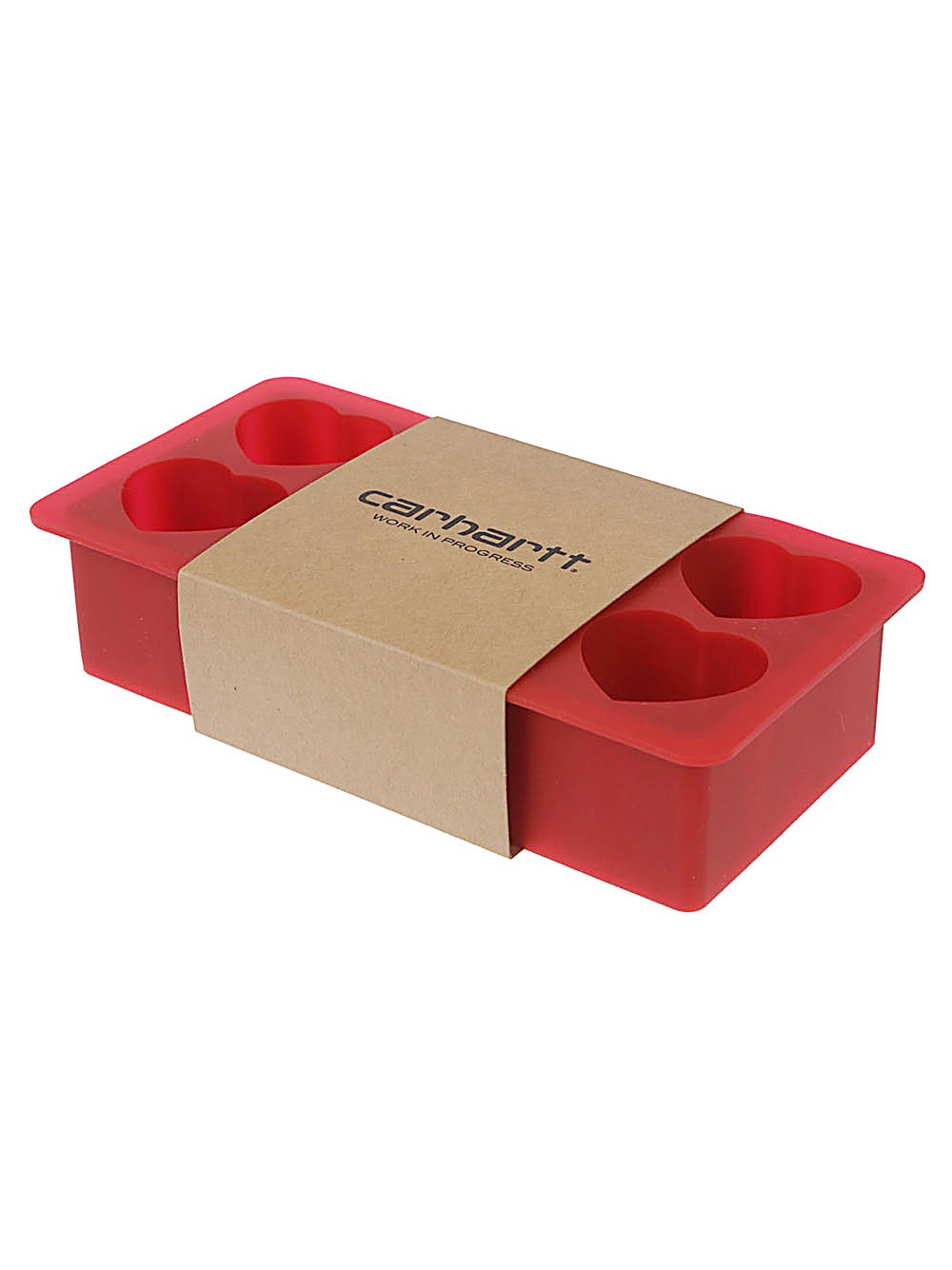 Carhartt WIP Heart Shaped Stencils with Logo Red