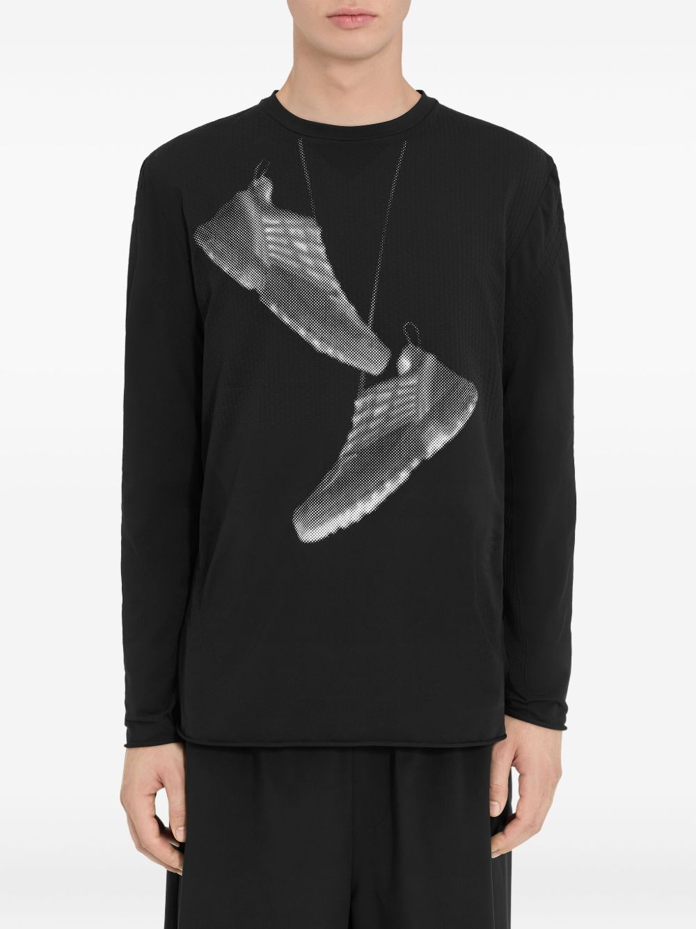 MM6 Maison Margiela x Salomon Long Sleeve T-Shirt Black-thumbmail-3