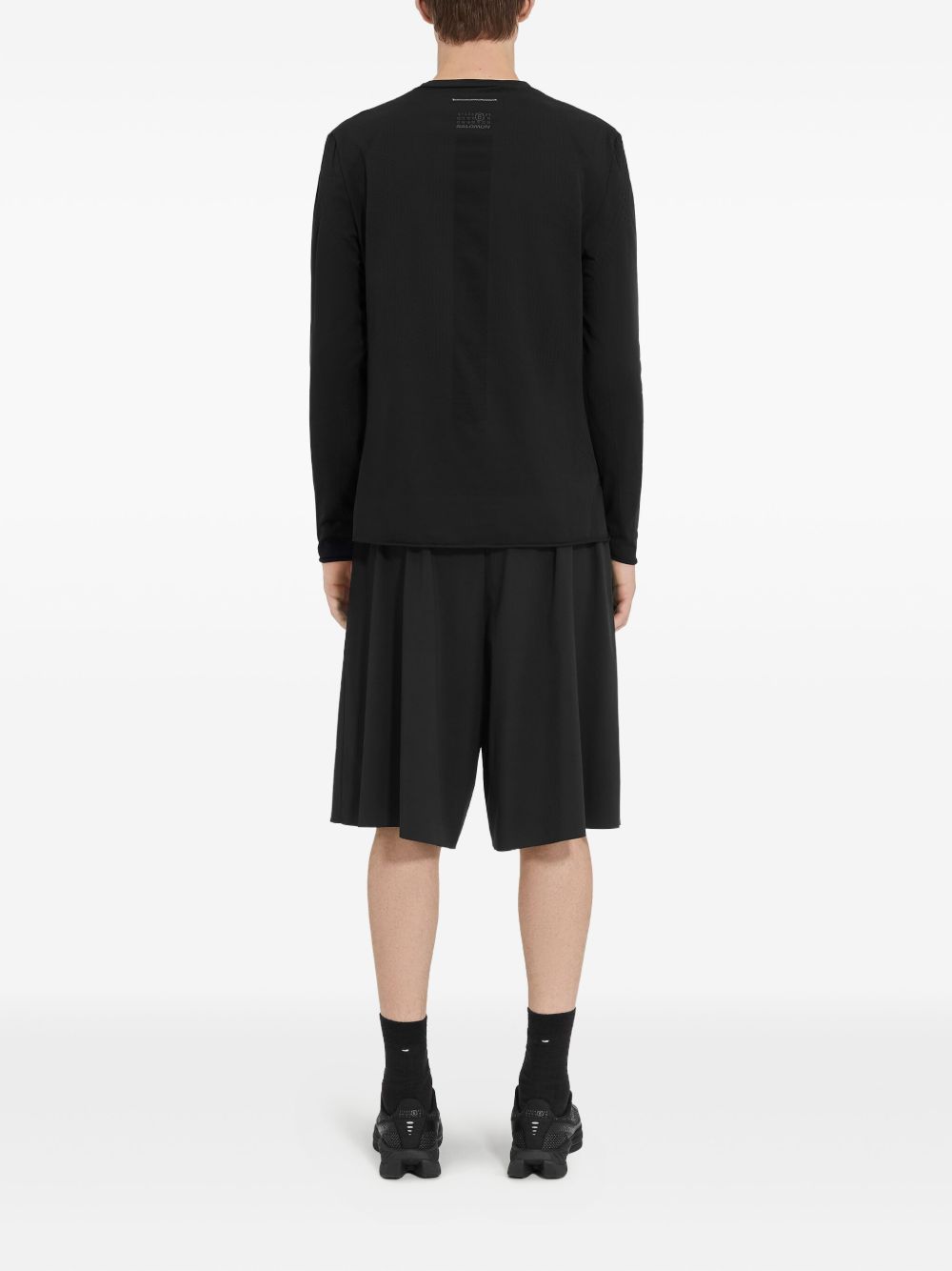 MM6 Maison Margiela x Salomon Long Sleeve T-Shirt Black-thumbmail-4