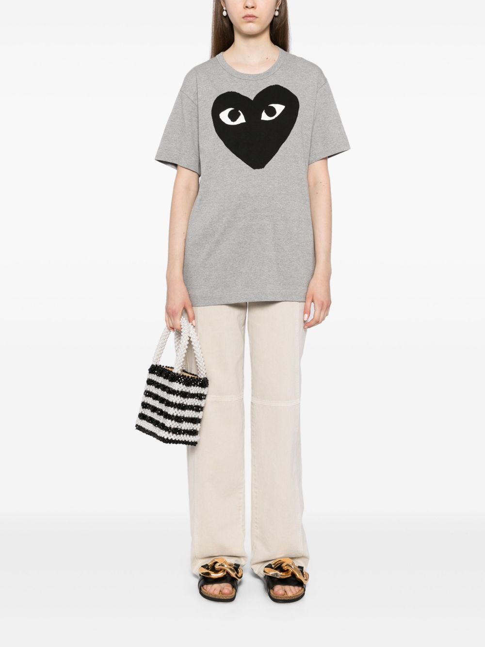 Comme Des Garcons Heart-print T-shirt-3