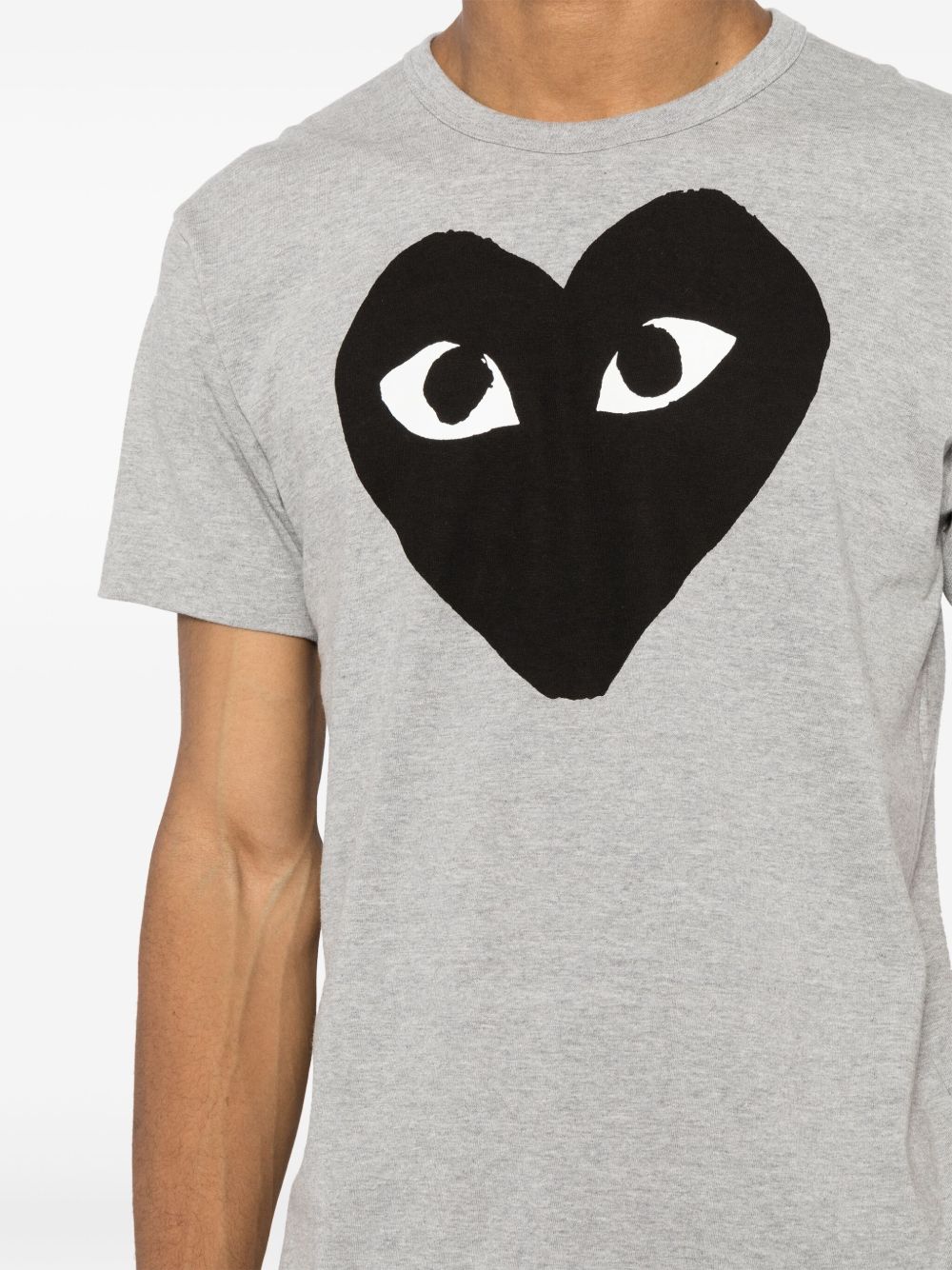 Comme Des Garcons Heart-print T-shirt-4