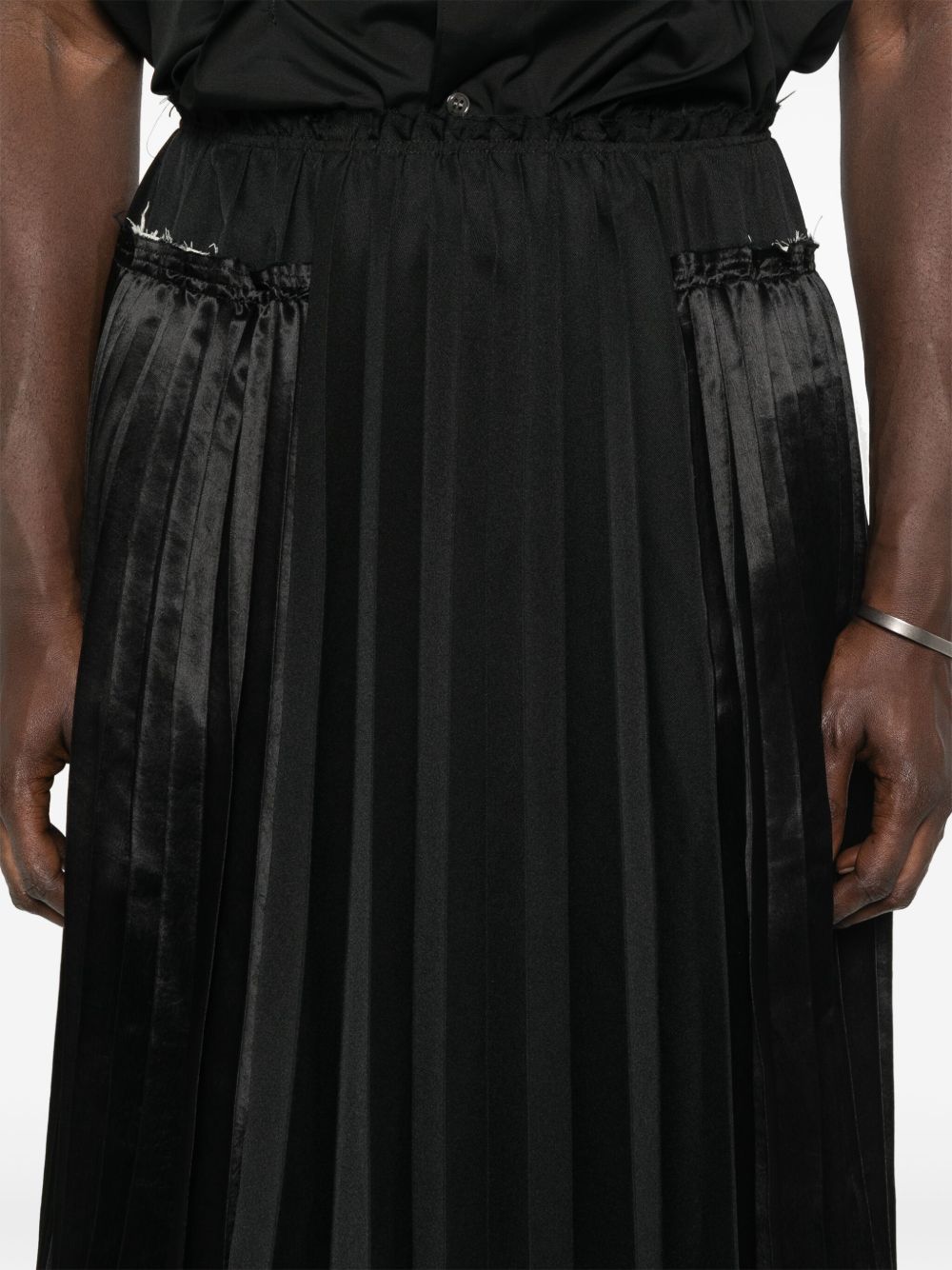 Comme Des Garcons Pleated midi skirt-7