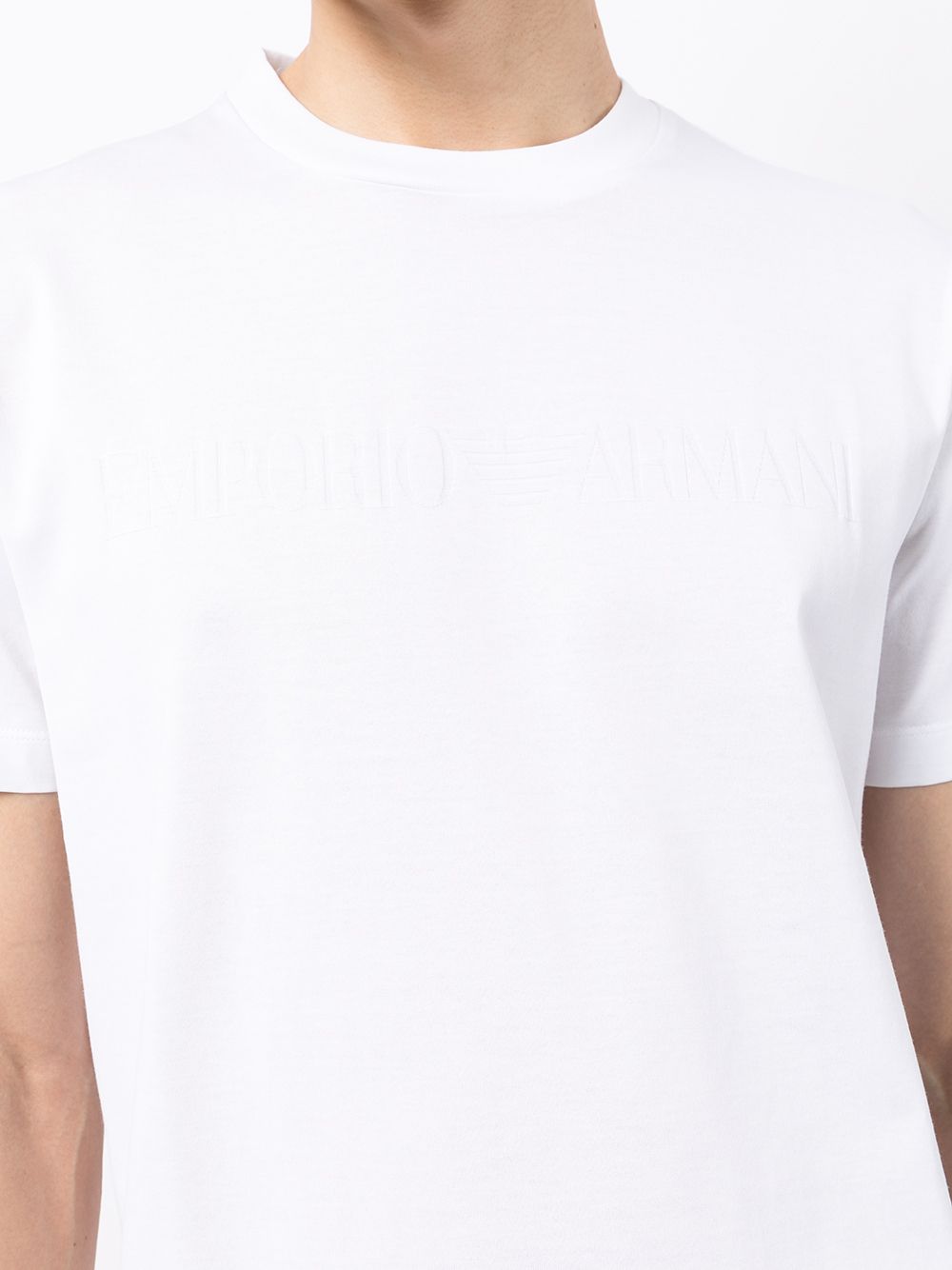 Emporio Armani T-shirts and Polos White-4