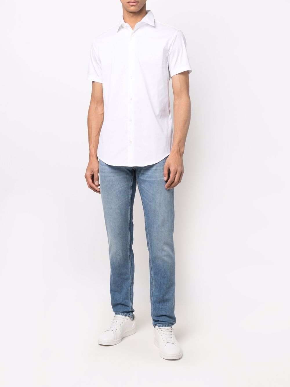 Emporio Armani Shirts White-4