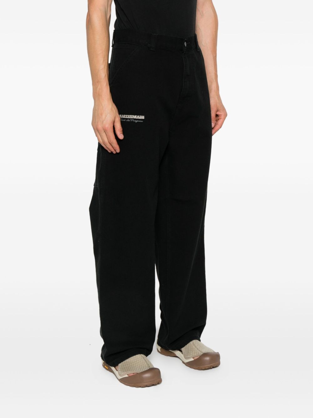CARHARTT WIP PRE Trousers Black-thumbmail-2