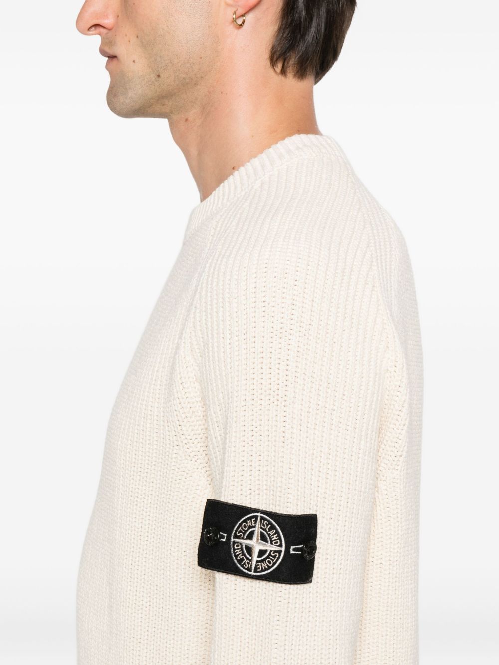 Stone Island Logo cotton sweater