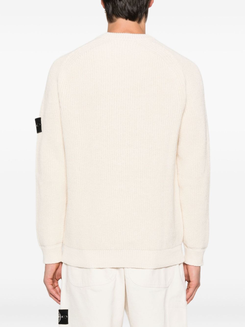 Stone Island Logo cotton sweater-3