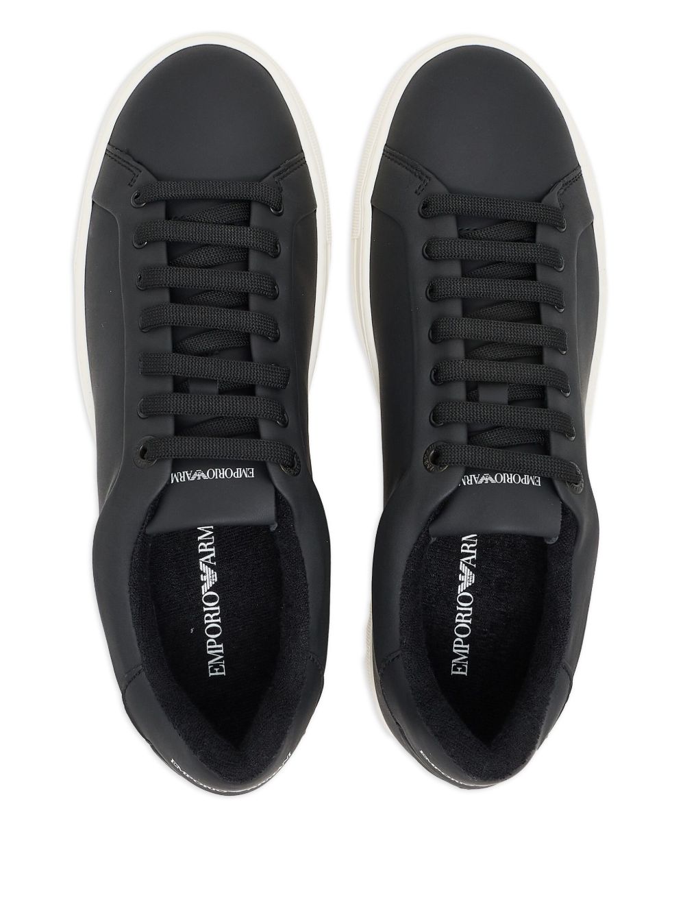 EMPORIO ARMANI EXCLUSIVE Soft leather sneakers-6