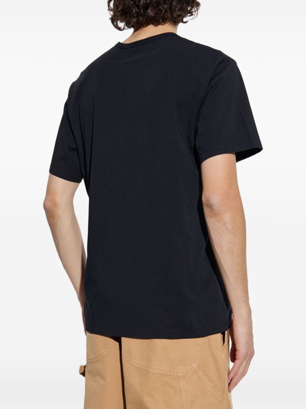 MM6 Maison Margiela T-shirts and Polos Black Topwear MM6 Maison Margiela