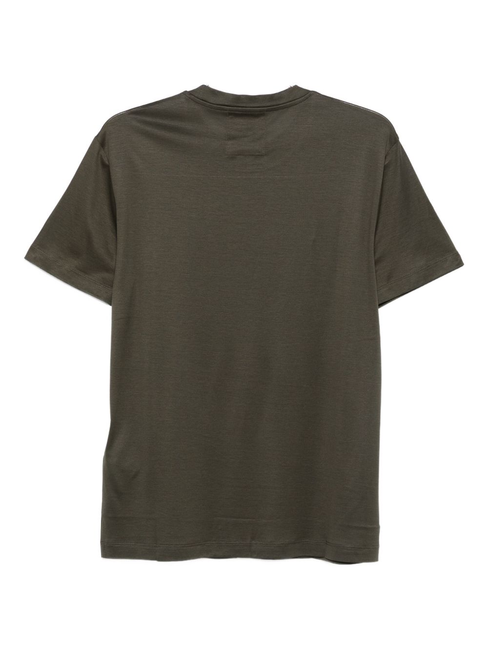 Emporio Armani Heren T-shirt Groen met Logo-thumbmail-2
