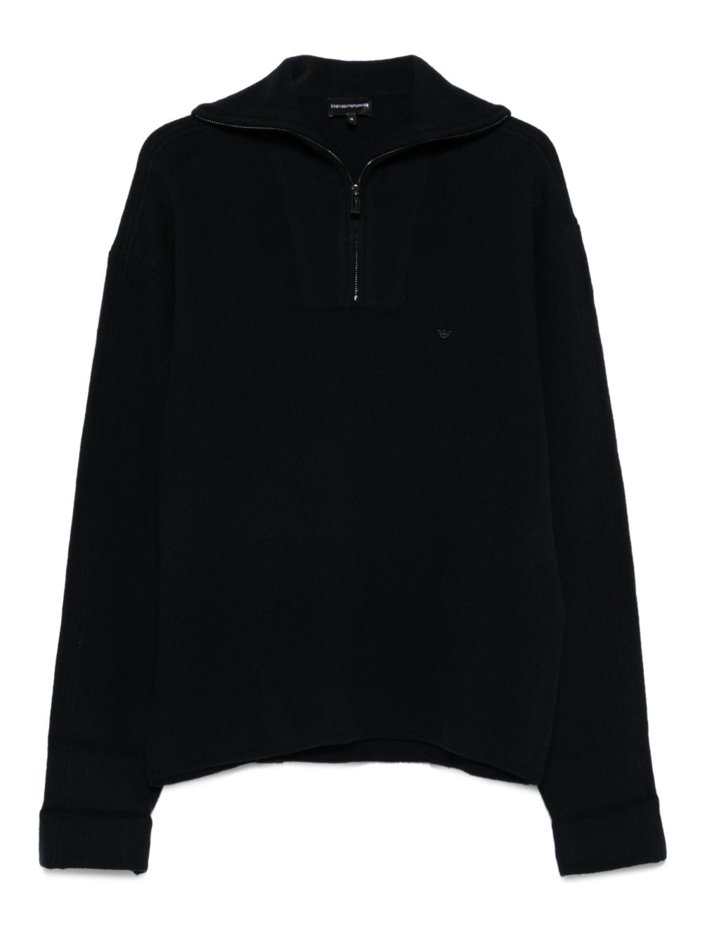 Emporio Armani Half-zip wool sweater Topwear Emporio Armani