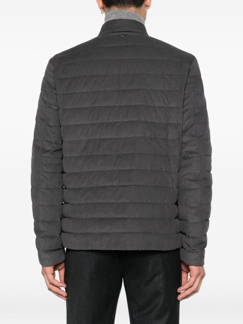 Herno Heren Quilted Jacket Grijs-thumbmail-5