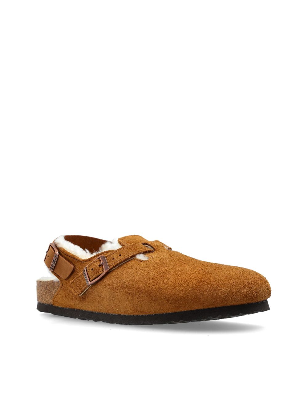 Birkenstock Tokio Shearling Suede Leather Cognac-thumbmail-2