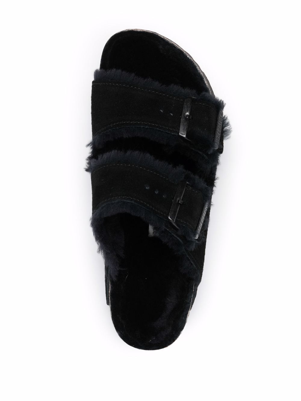 Bovenaanzicht van de Arizona Shearling met volledig met lamsvacht gevoerd voetbed