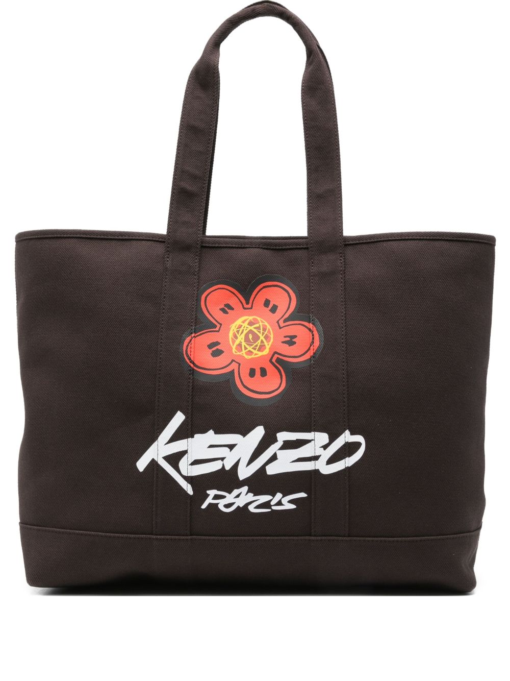 KENZO FUTURA Kenzo x Futura 2000' large tote bag 'Kenzo Utility' in ca