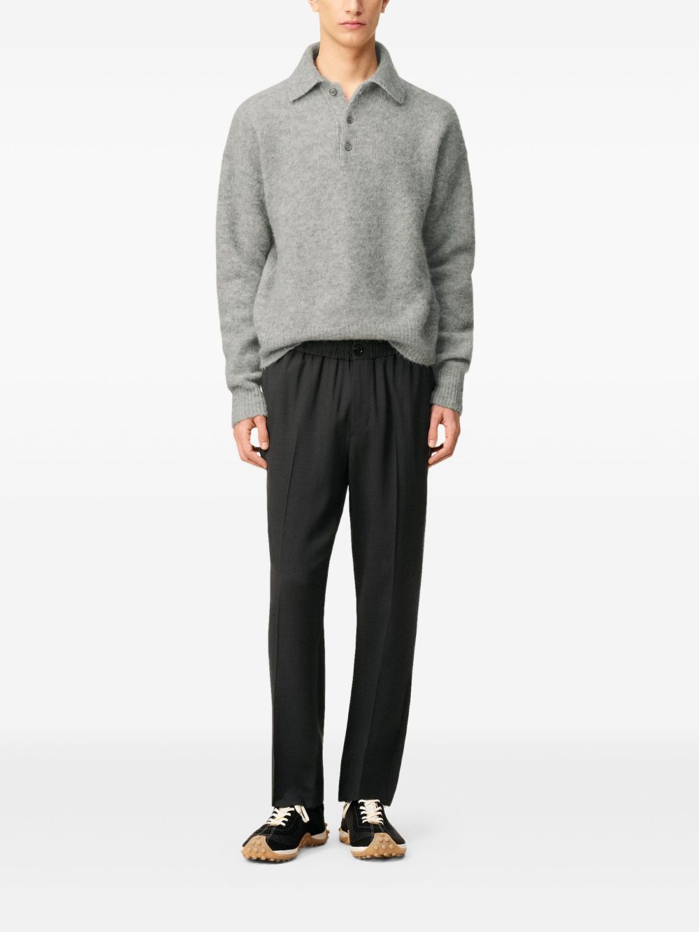 Ami Paris Trousers Grey-4