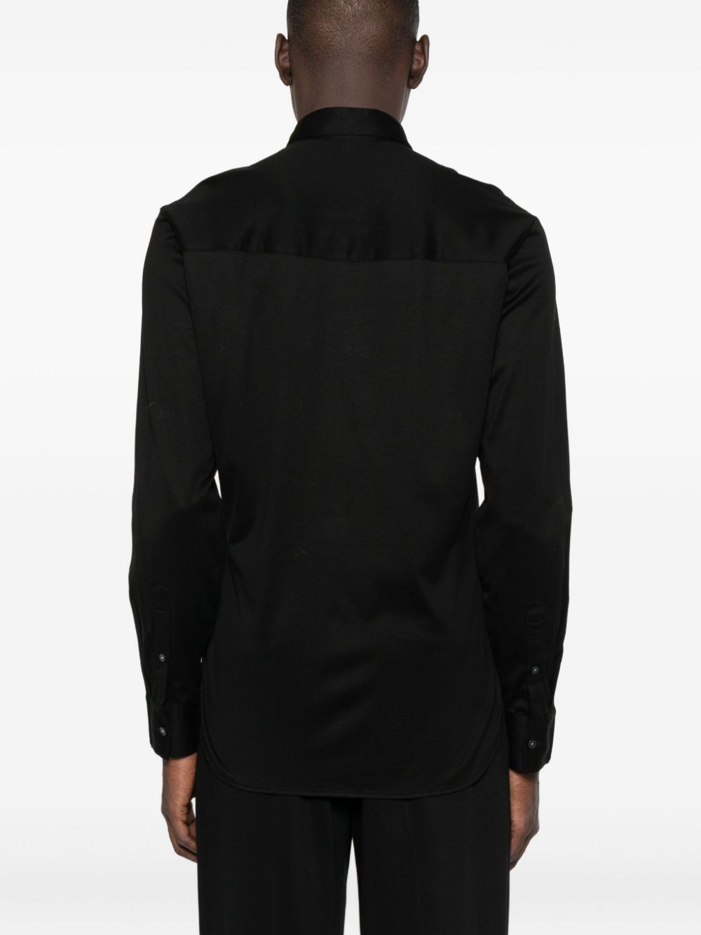 Emporio Armani Shirt with logo plaque-4