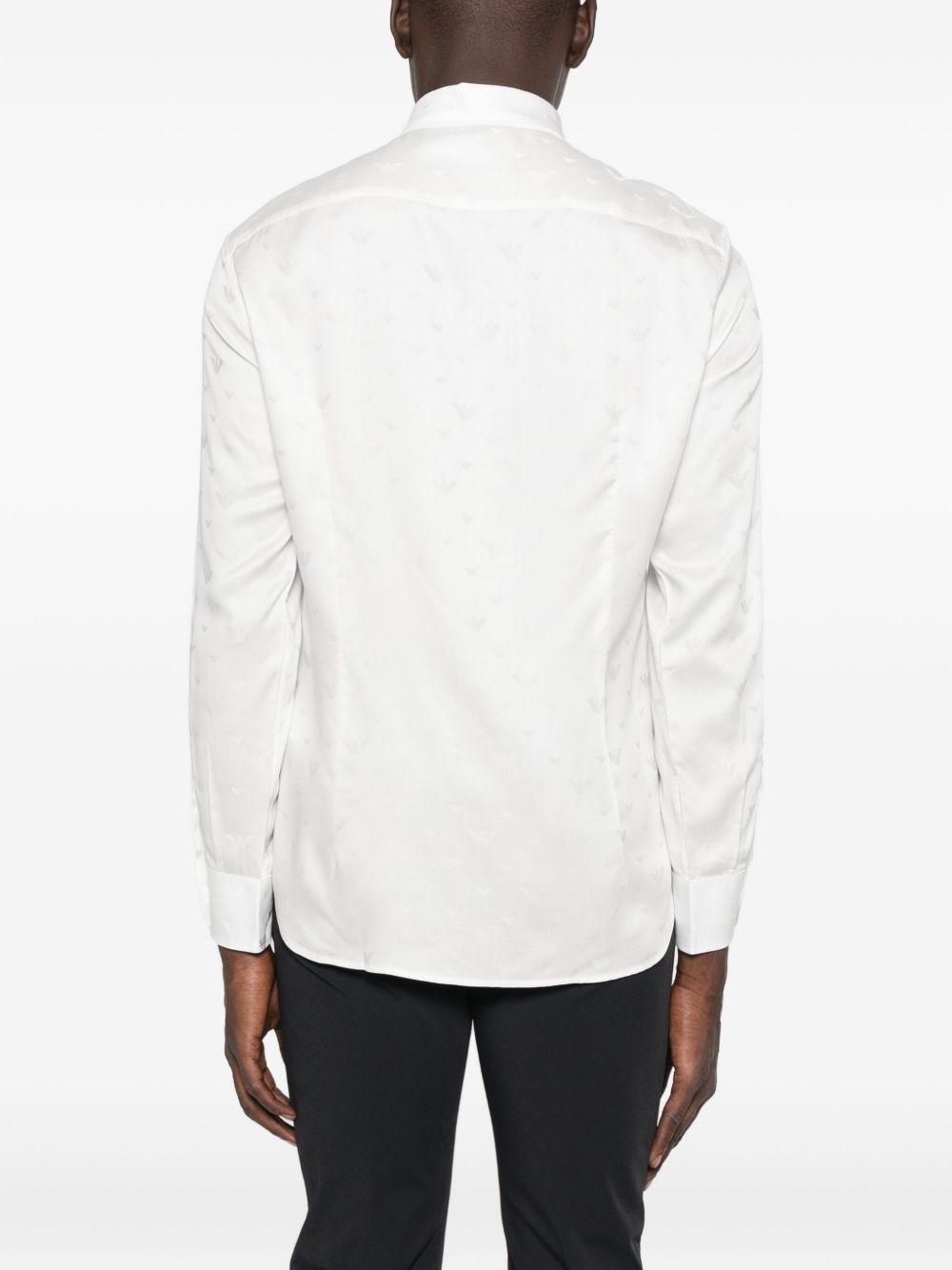 Emporio Armani Long-sleeve button-up shirt-5