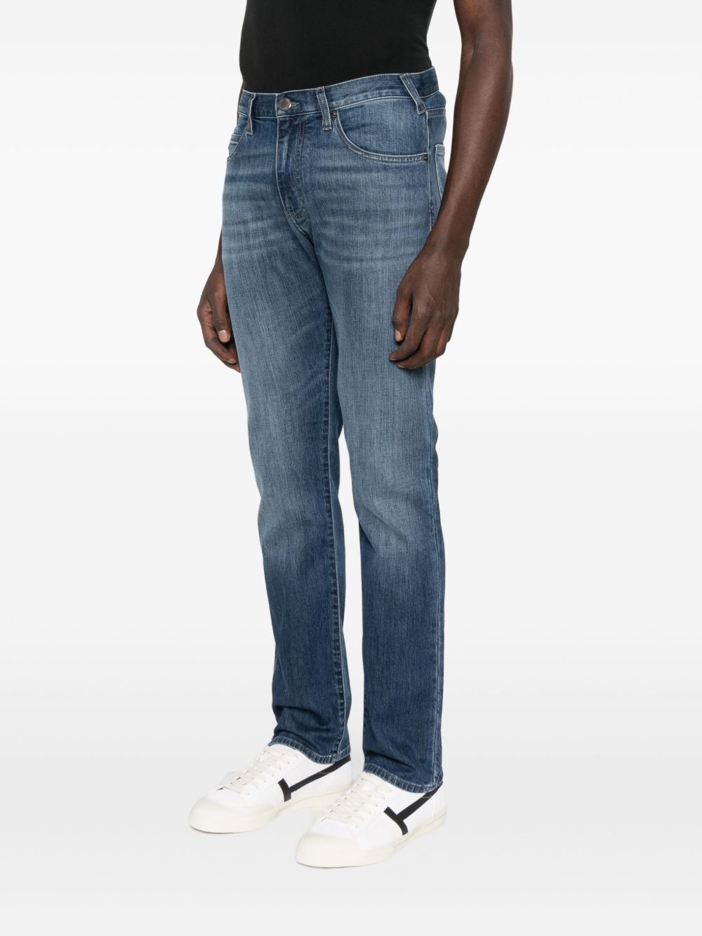 Emporio Armani Jeans with five-pocket design-5