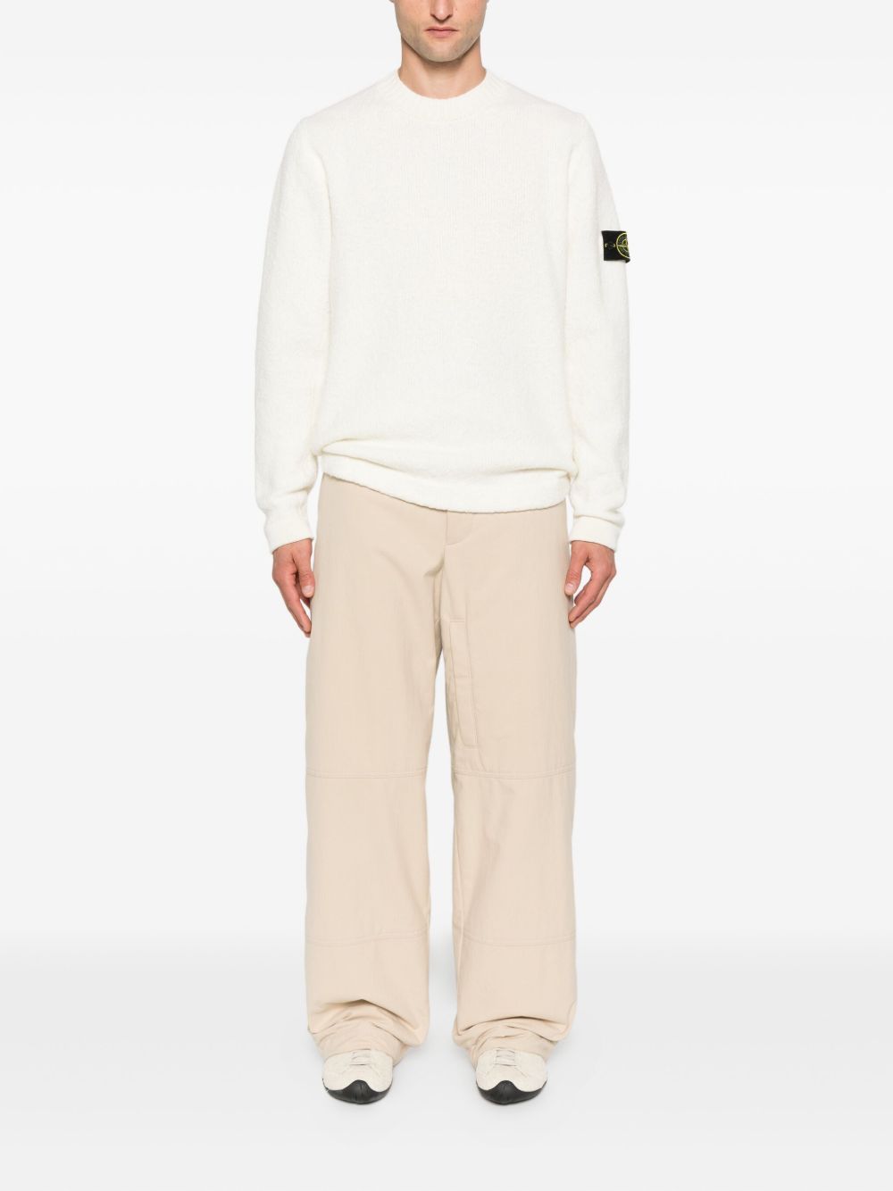 Stone Island Wool blend crewneck sweater