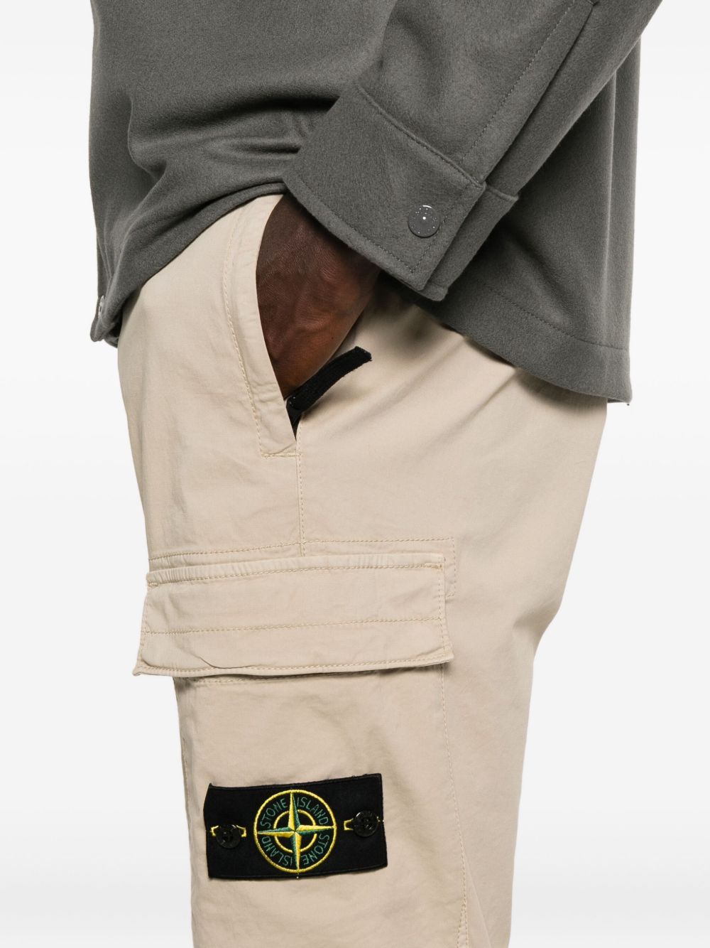 Stone Island Cotton cargo trousers-3