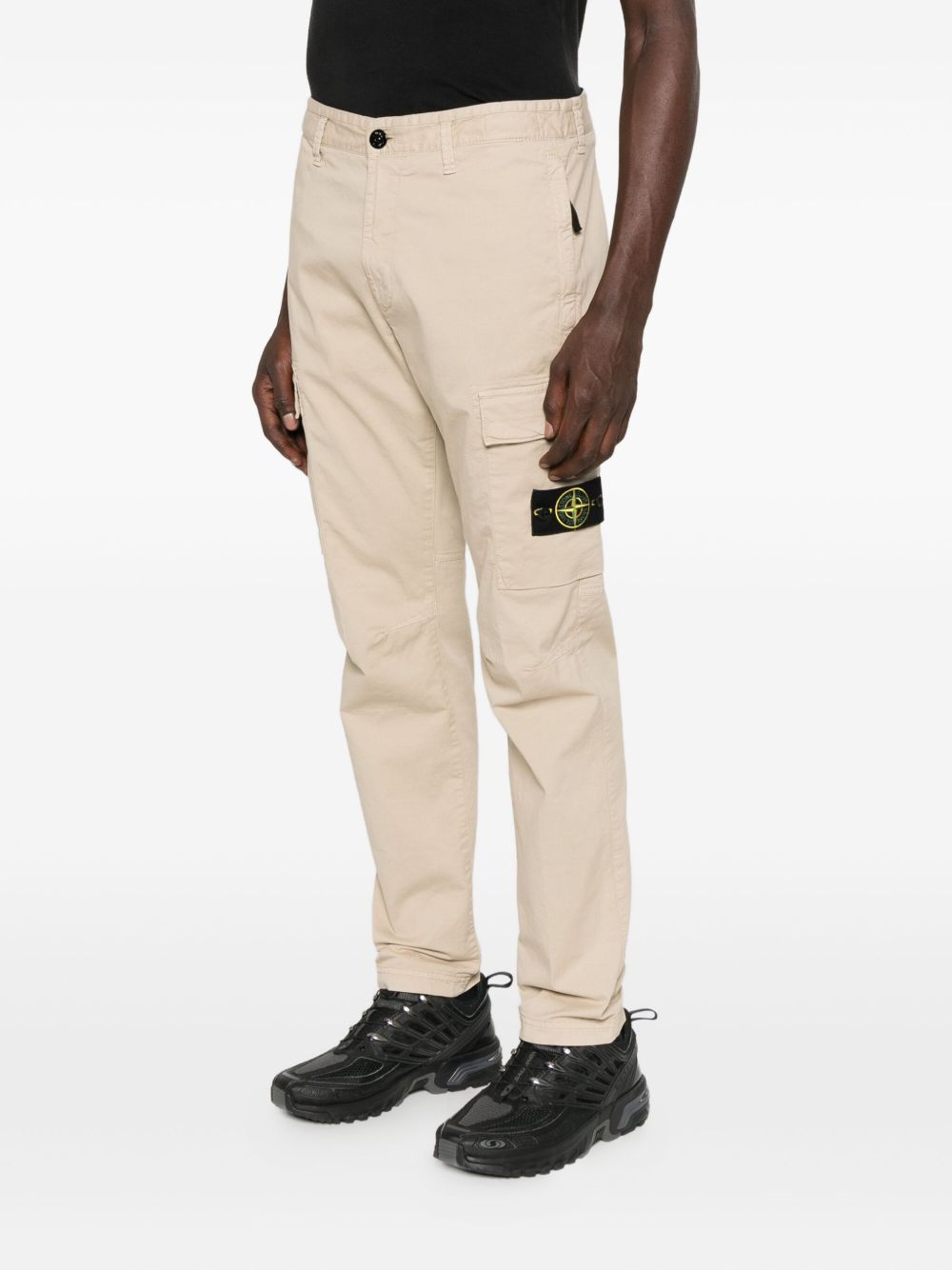 Stone Island Cotton cargo trousers-5
