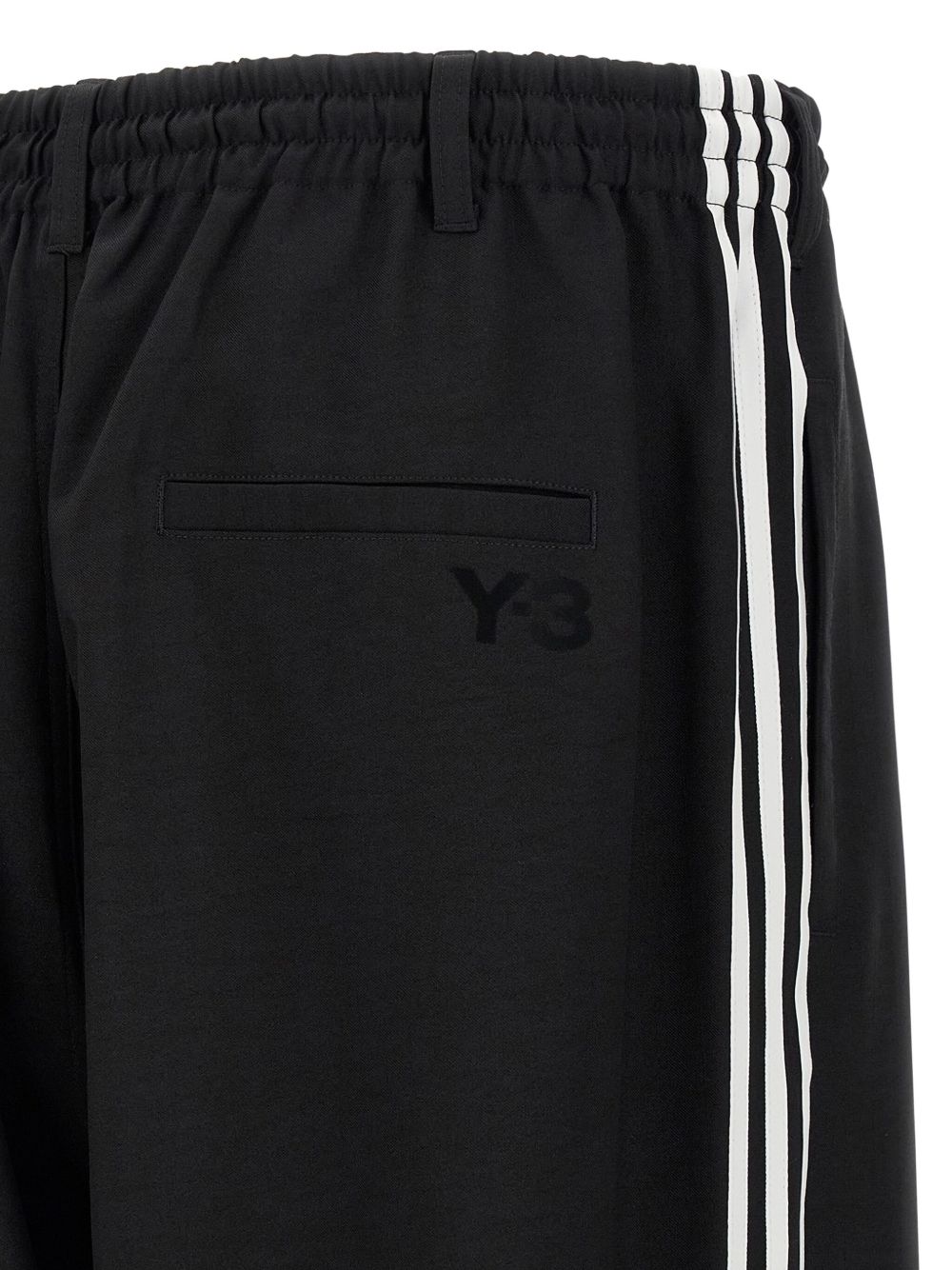 Y-3 3-Stripes Track Pants Black-thumbmail-3