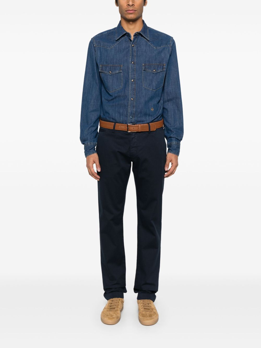 Jacob Cohen Shirts Blue-4