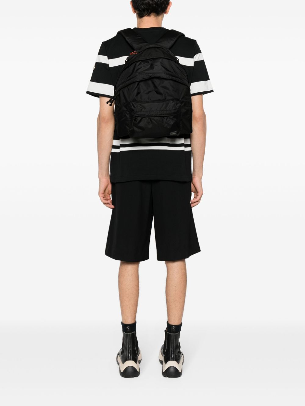 Porter Logo-patch ripstop backpack-5