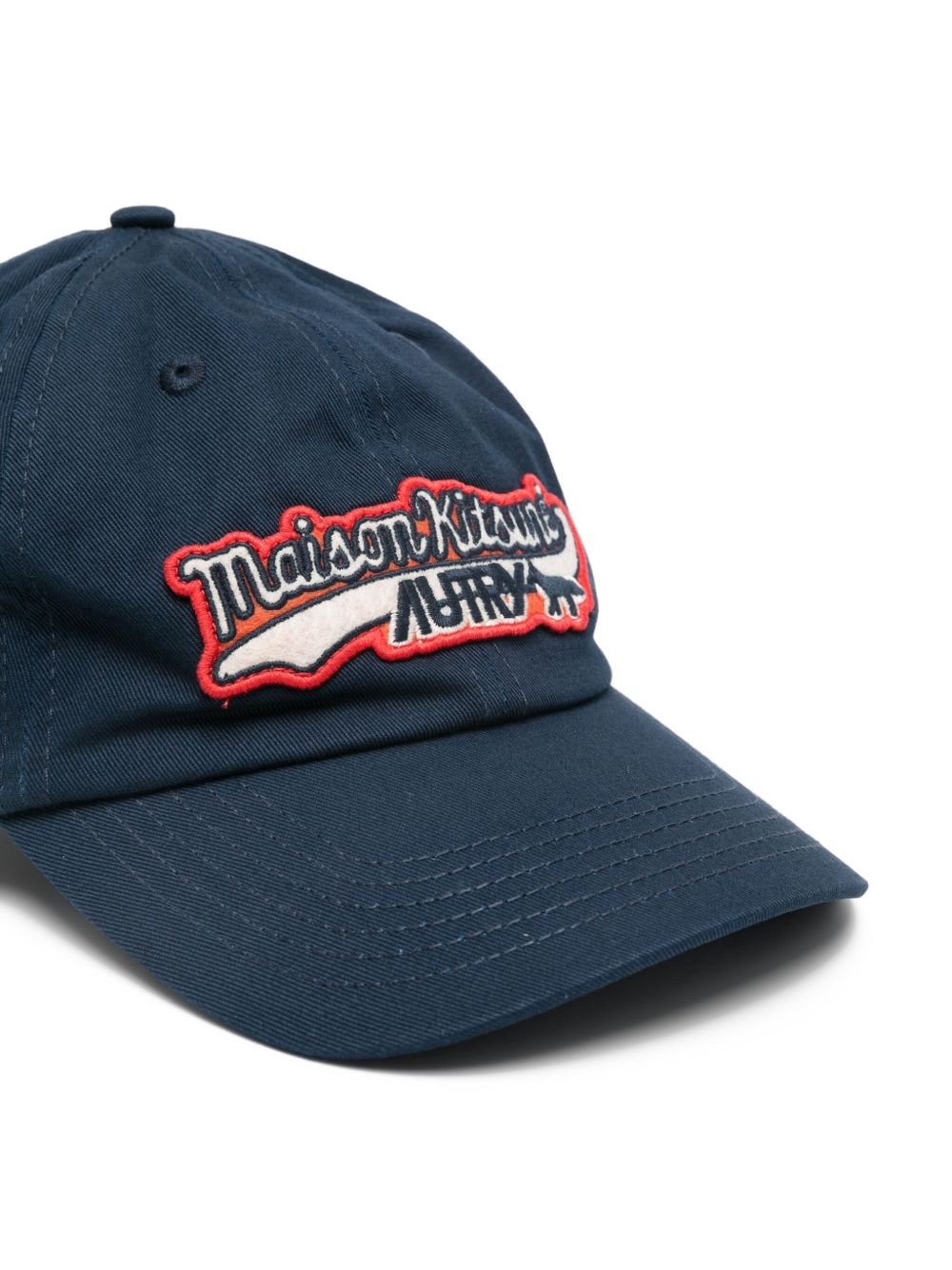 Autry X MAISON KITSUNE Autry X Maison Kitsuné Patch Baseball Cap-3