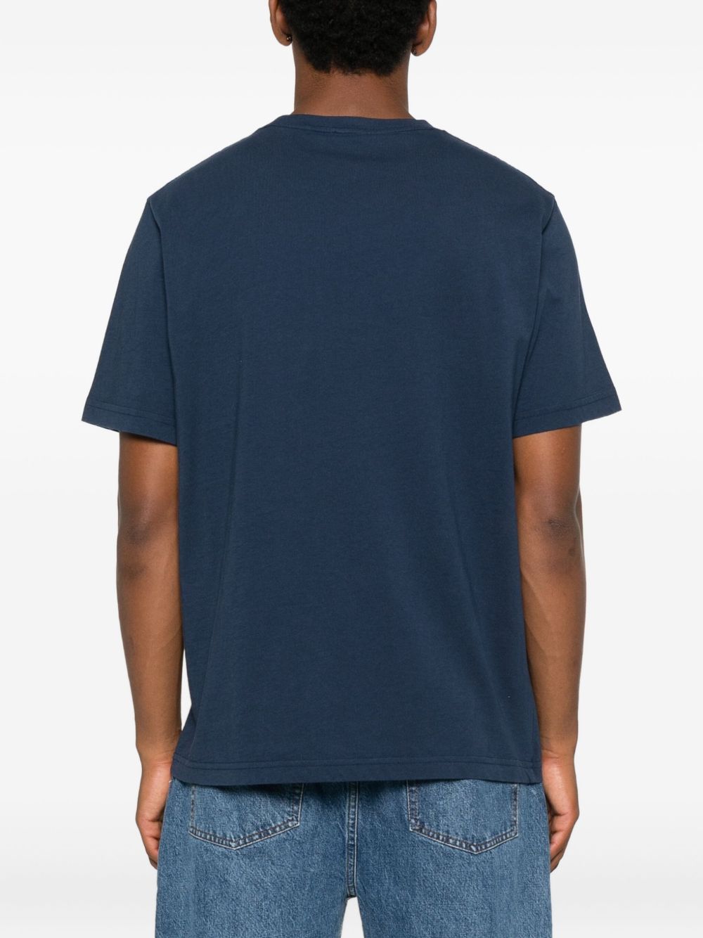 Maison Kitsuné x Autry Varsity Tee-Shirt Navy-thumbmail-2