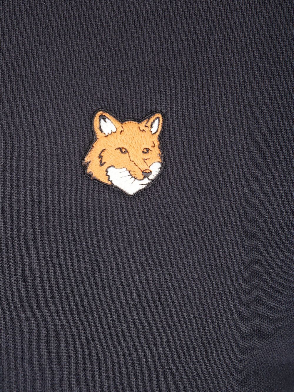 Maison Kitsuné Bold Fox Head Patch Comfort Sweatshirt Black-thumbmail-3