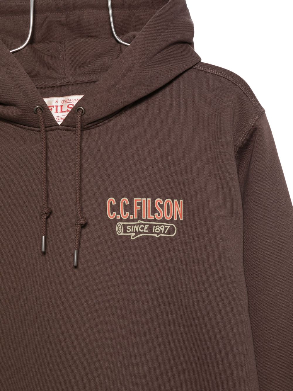 Filson Prospector Graphic Hoodie Dark Brown-thumbmail-3