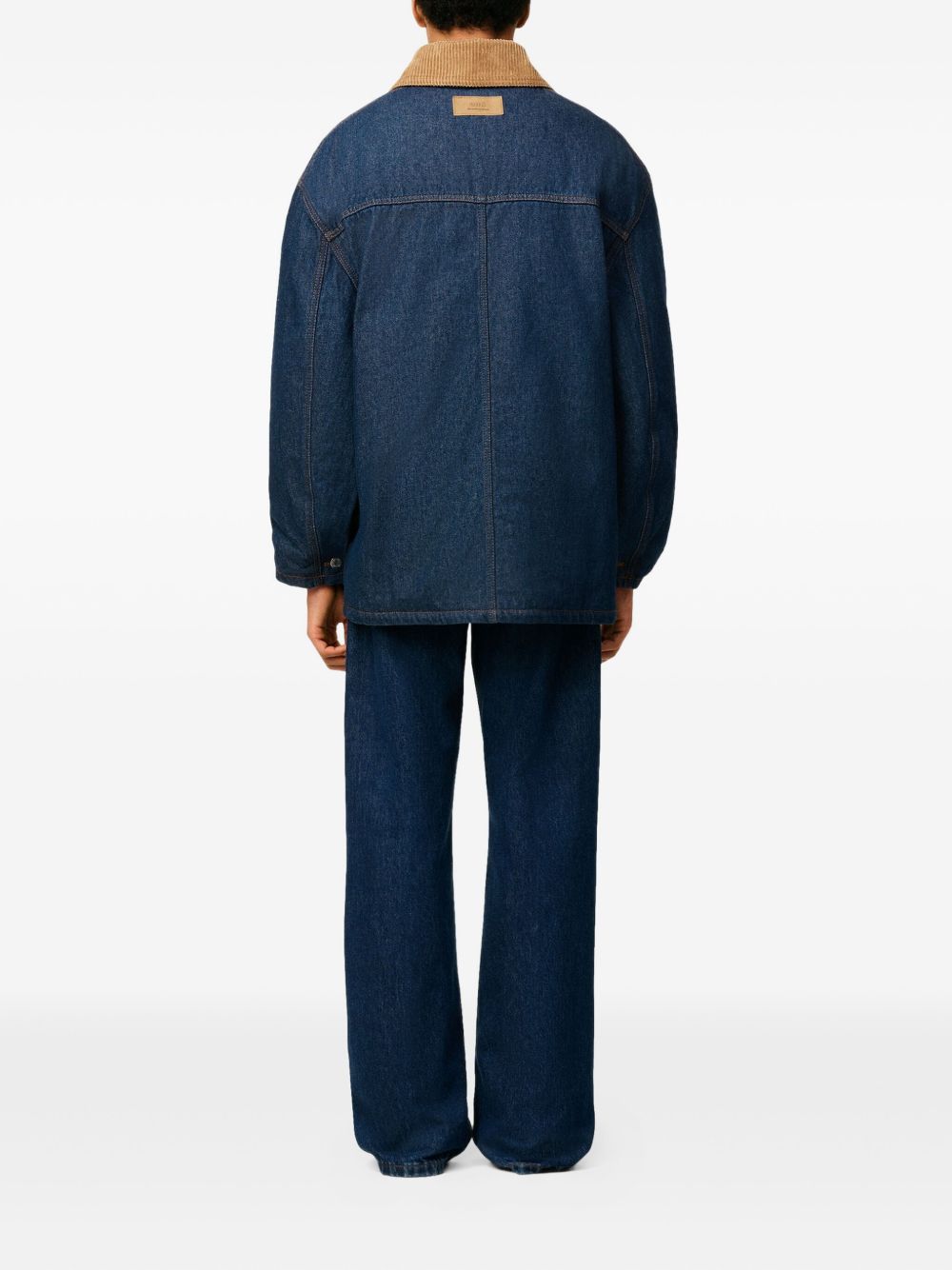 Ami Paris Coats Blue-5
