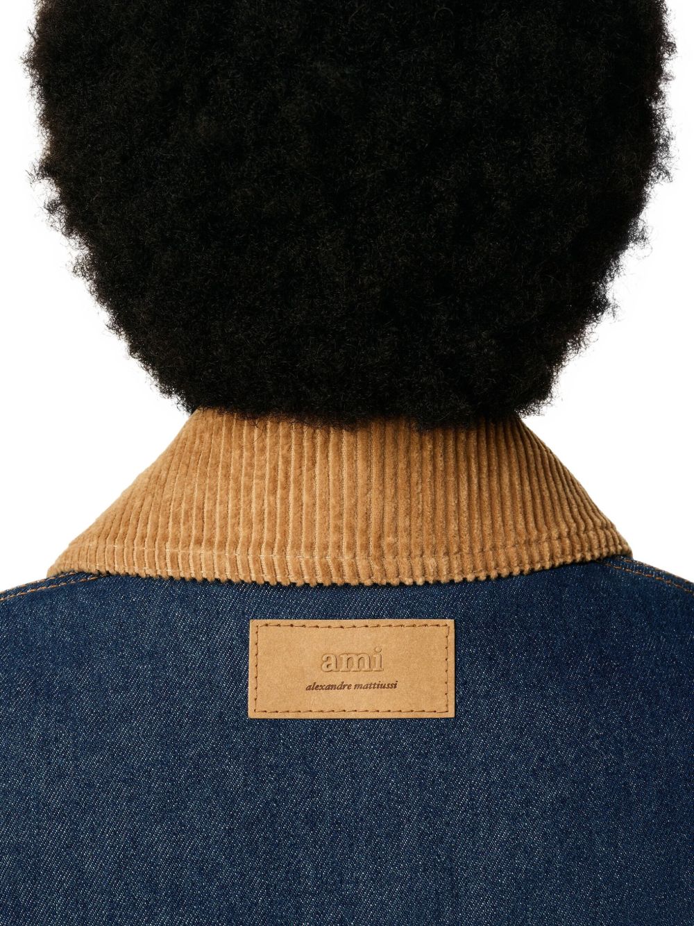 Ami Paris Worker Denim Jacket Blue-thumbmail-6