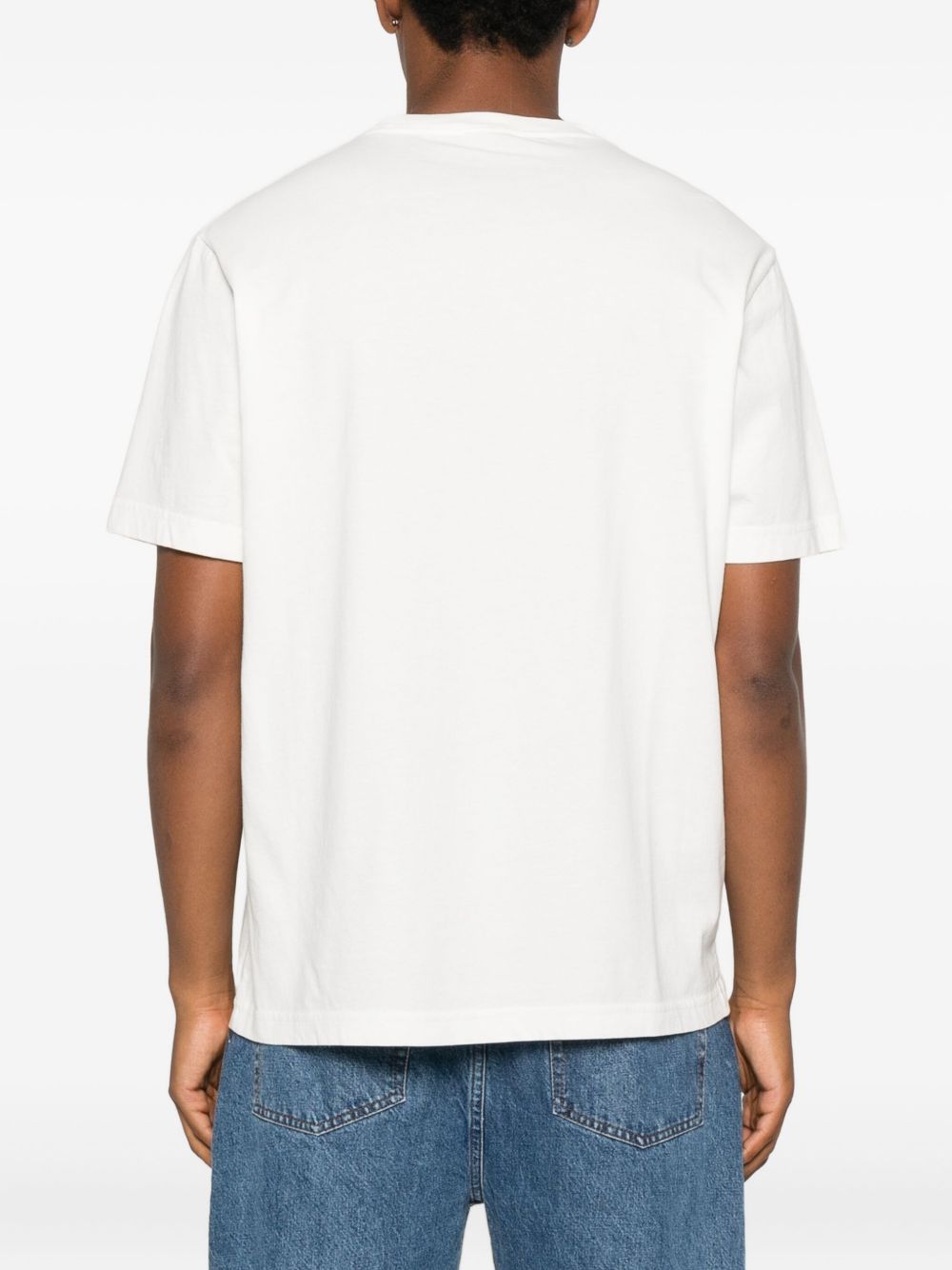 Maison Kitsuné x Autry Varsity Tee-Shirt White-thumbmail-2