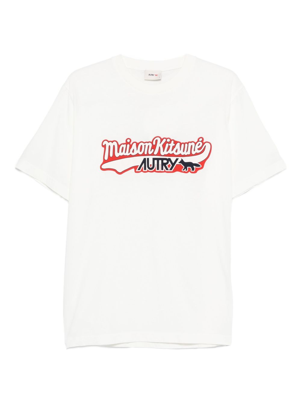 Maison Kitsuné x Autry Varsity Tee-Shirt White