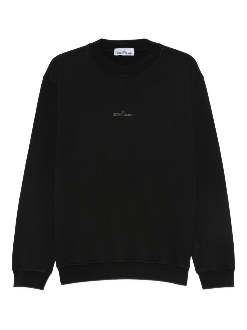 Stone Island logo-embroidered Cotton Sweatshirt
