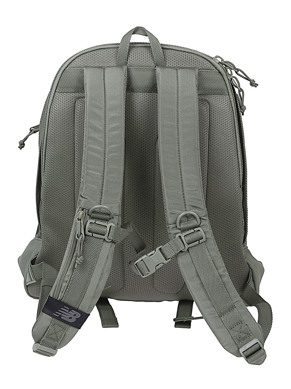 New Balance Athletics Advance Rugzak 29L Dark Olive – achterzijde met schouderbanden