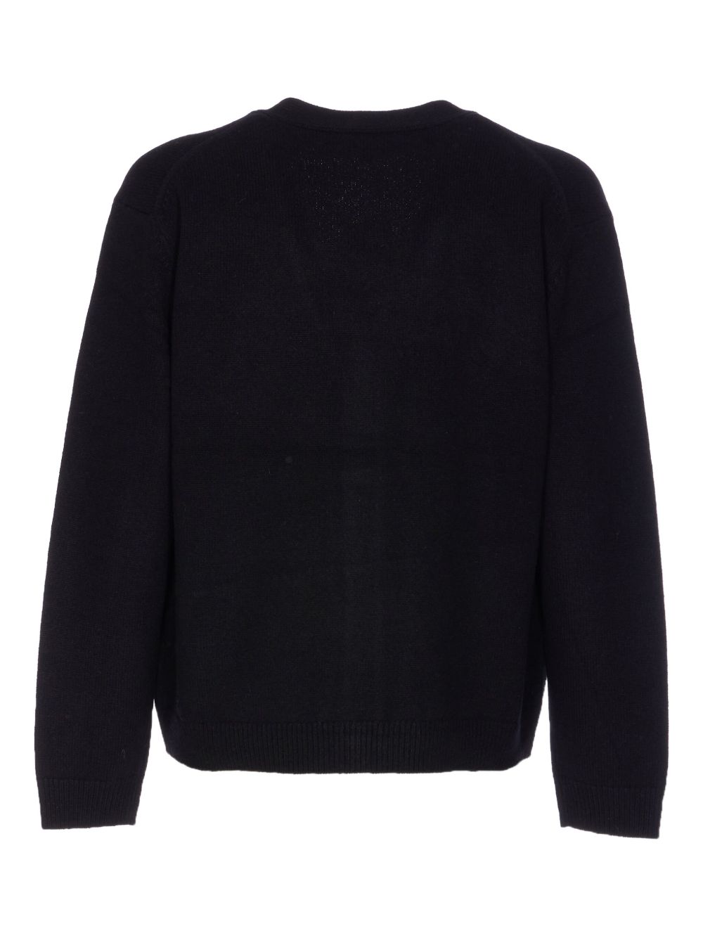 Maison Kitsuné Bold Fox Head Patch Cardigan Zwart-thumbmail-4